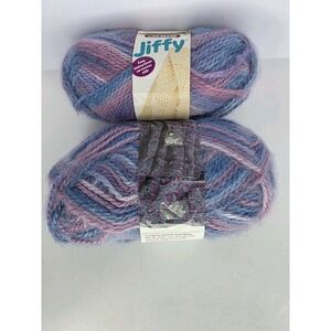 2 Purple 302 Jiffy Lion Brand‎ San Francisco Mohair Look 2.5oz 115yd Yarn